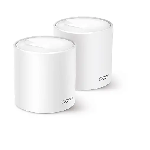 TP-Link Deco X50 (2-pack) Doble banda (2,4 GHz / 5 GHz) Wi-Fi 6 (802.11ax) Blanco