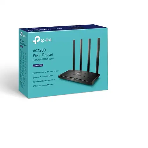 TP-Link Archer C6U router inalámbrico Gigabit Ethernet Doble banda