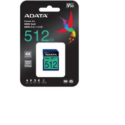 ADATA Premier Pro 512 GB SDXC UHS-I Clase 10