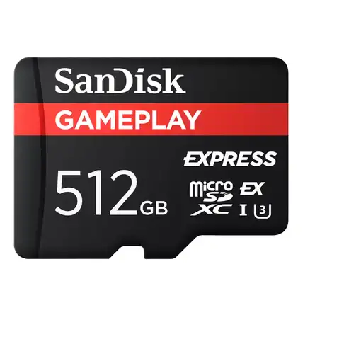 SanDisk GamePlay Express microSD 512GB UHS-I Clase 10