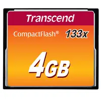 Transcend TS4GCF133 memoria flash 4 GB CompactFlash MLC