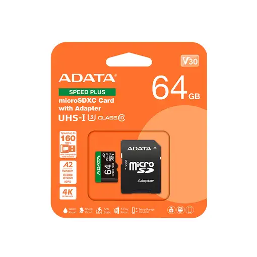 ADATA Speed Plus 64 GB MicroSDXC Clase 10