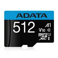 ADATA AUSDX512GUICL10A1-RA1 memoria flash 512 GB MicroSDXC UHS-I Clase 10