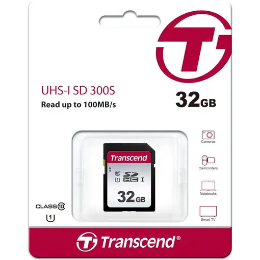Transcend 300S 32 GB SDHC NAND Clase 10