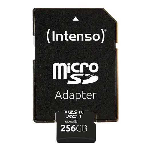 Intenso microSD 256GB UHS-I Perf CL10| Performance Clase 10