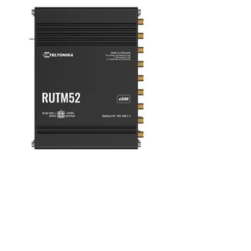 Teltonika RUTM52 router inalámbrico Gigabit Ethernet Doble banda (2,4 GHz / 5 GHz) Teltonika RUTM52 router inalámbrico Gigabit Ethernet Doble banda (2,4 GHz / 5 GHz)