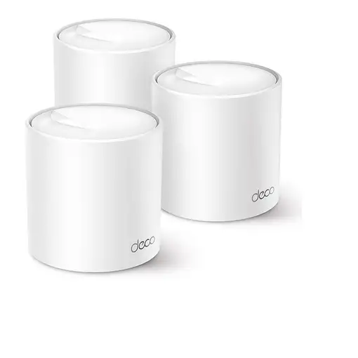 TP-Link Deco X50 (3-pack) Doble banda (2,4 GHz / 5 GHz) Wi-Fi 6 (802.11ax) Blanco TP-Link Deco X50 (3-pack) Doble banda (2,4 GHz / 5 GHz) Wi-Fi 6 (802.11ax) Blanco