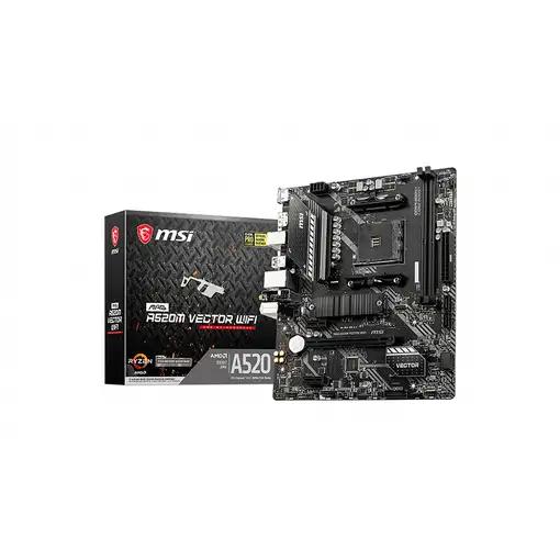 MSI MAG A520M VECTOR WIFI placa base AMD A520 Zócalo AM4 micro ATX