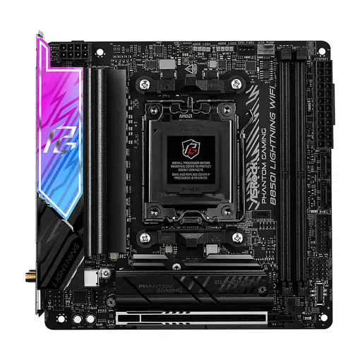 Asrock Phantom Gaming B850I Lightning WiFi AMD B850 Zócalo AM5 mini ITX