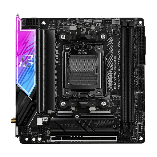 Asrock Phantom Gaming B850I Lightning WiFi AMD B850 Zócalo AM5 mini ITX