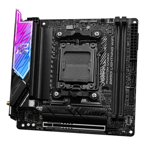 Asrock Phantom Gaming B850I Lightning WiFi AMD B850 Zócalo AM5 mini ITX