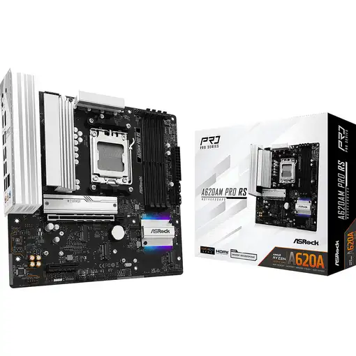 Asrock A620AM Pro RS AMD A620A Zócalo AM5 micro ATX
