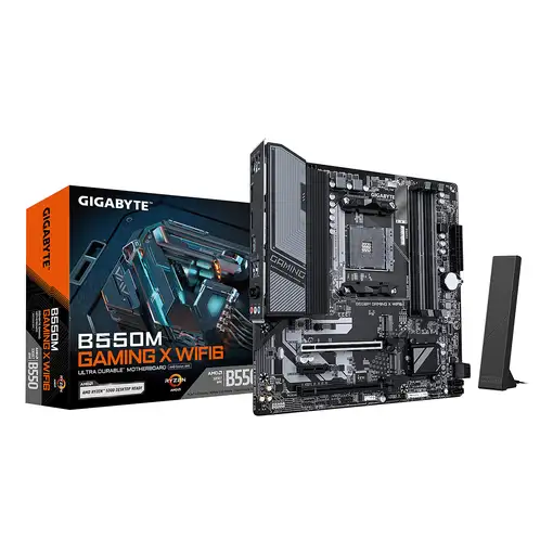 GIGABYTE B550M GAMING X WIFI6 Placa base - Procesadores AMD Ryzen 5000, VRM GIGABYTE B550M GAMING X WIFI6 Placa base - Procesadores AMD Ryzen 5000, VRM