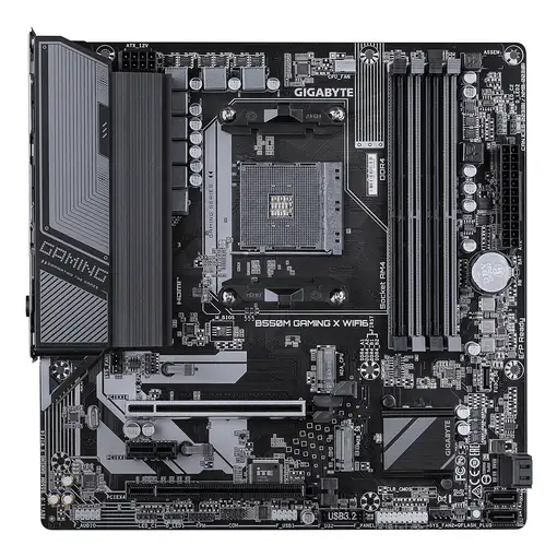 GIGABYTE B550M GAMING X WIFI6 Placa base - Procesadores AMD Ryzen 5000, VRM