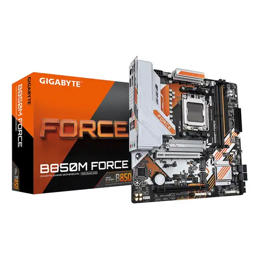 GIGABYTE B850M FORCE Placa Base – Compatible con procesadores AMD Ryzen serie 9000