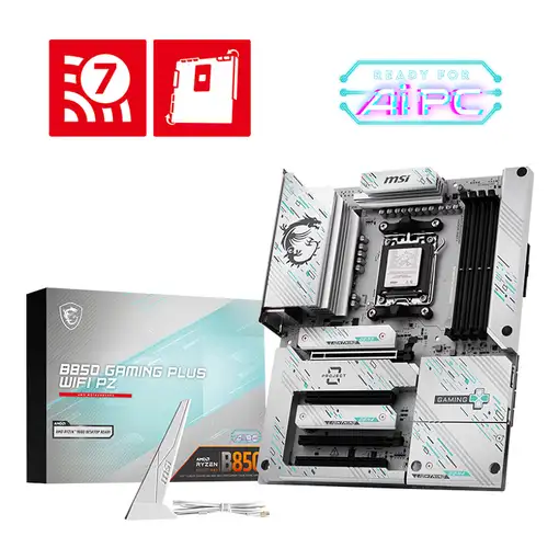 MSI B850 GAMING PLUS WIFI PZ placa base AMD B850 Zócalo AM5 ATX MSI B850 GAMING PLUS WIFI PZ placa base AMD B850 Zócalo AM5 ATX