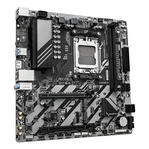 GIGABYTE B840M D2H Placa base - Procesadores AMD Ryzen 9000, VRM