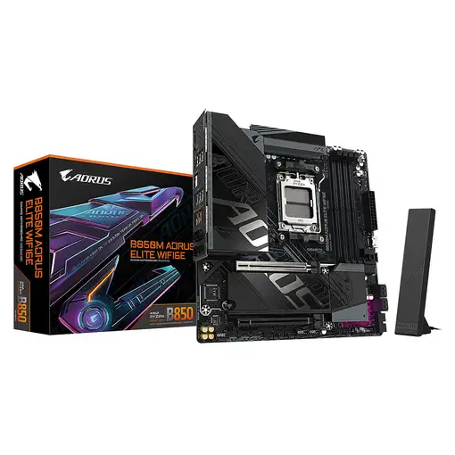 GIGABYTE B850M AORUS ELITE WIFI6E Placa base - Procesadores AMD Ryzen serie 9000