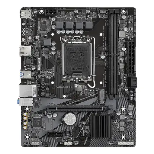 GIGABYTE H610M K V2 Placa base - Procesadores Intel Core 14ª generación