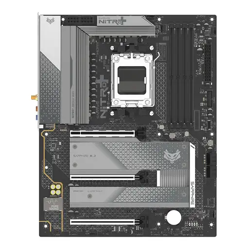Sapphire NITRO+ B850A WIFI 7 AMD B850 Zócalo AM5 micro ATX