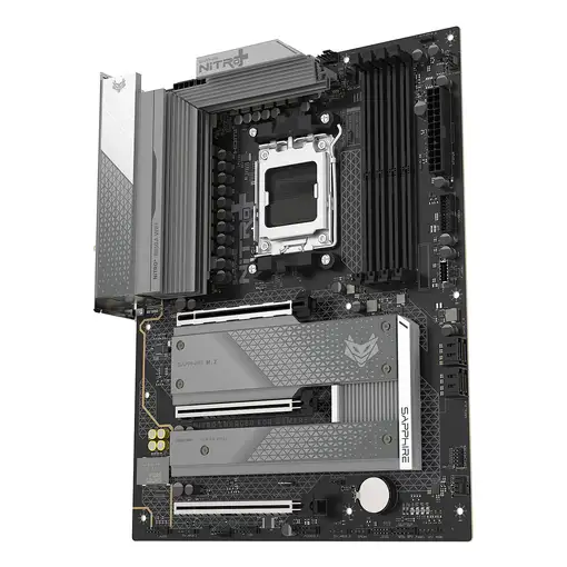 Sapphire NITRO+ B850A WIFI 7 AMD B850 Zócalo AM5 micro ATX