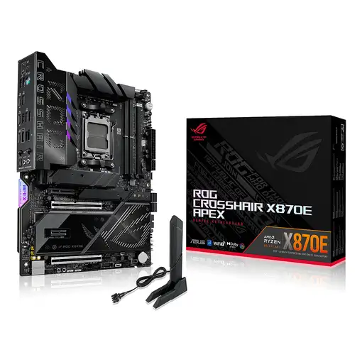 ASUS ROG CROSSHAIR X870E APEX AMD X870E Zócalo AM5 ATX ASUS ROG CROSSHAIR X870E APEX AMD X870E Zócalo AM5 ATX