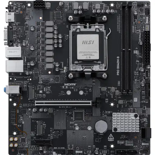 MSI PRO B840M-B placa base AMD B840 Zócalo AM5 micro ATX