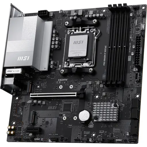 MSI PRO B840M-P WIFI6E placa base AMD B840 Zócalo AM5 micro ATX