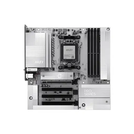 MSI AM5 PRO B850M-A WIFI PZ M-ATX AMD B850 Zócalo AM5 micro ATX
