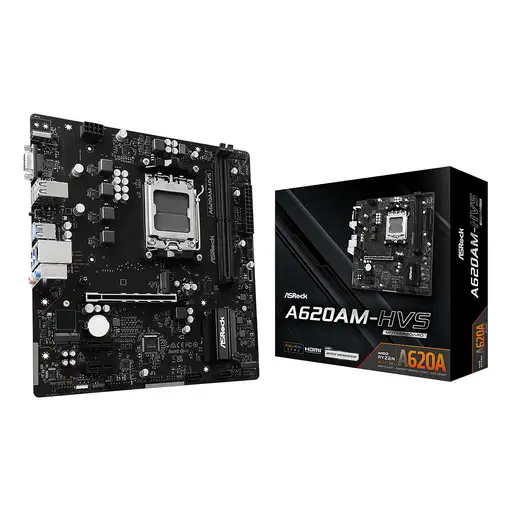Asrock A620AM-HVS AMD A620A Zócalo AM5 micro ATX