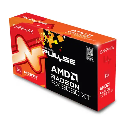 Sapphire PULSE AMD Radeon RX 9060 XT 8GB GPU GDDR6