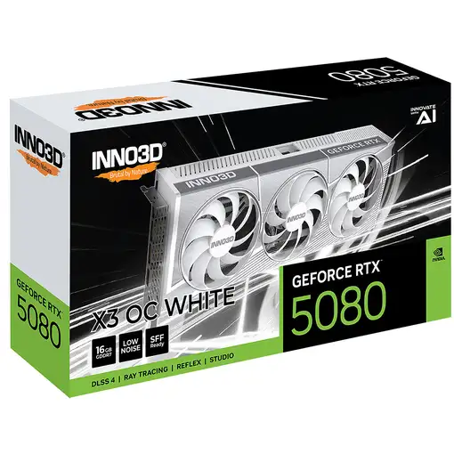 INNO3D GeForce RTX 5080 X3 OS WHITE NVIDIA 16 GB GDDR7