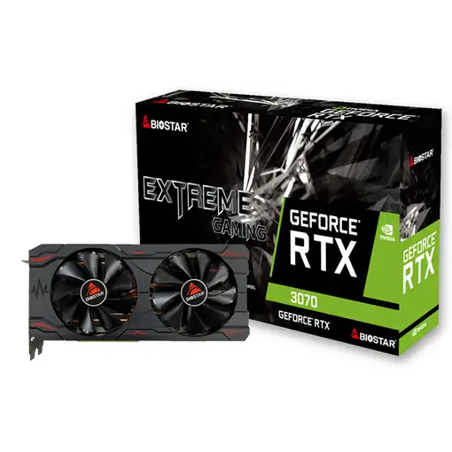 Biostar VN3706RM82 tarjeta gráfica NVIDIA GeForce RTX 3070 8 GB GDDR6