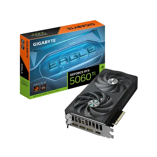 GIGABYTE GeForce RTX 5060 Ti EAGLE OC 8G Tarjeta Gráfica – 8 GB GDDR7