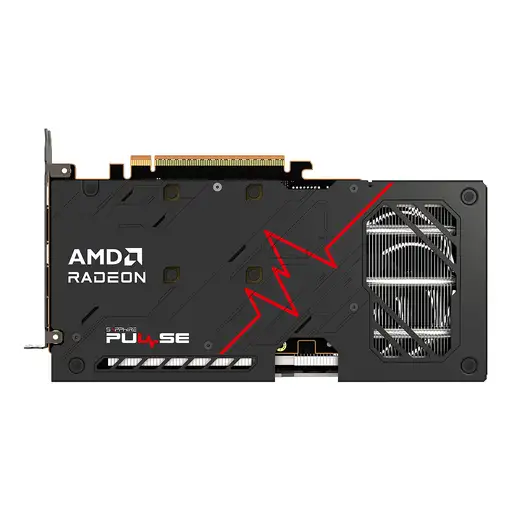 Sapphire PULSE AMD Radeon RX 9060 XT 16GB GPU GDDR6