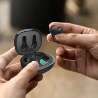 Auriculares Bluetooth TWS159 PRIXTON - Tecnología ENC + ANC - Negro