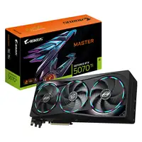 GIGABYTE AORUS GeForce RTX 5070 Ti MASTER 16G Tarjeta Gráfica - 16GB GDDR7