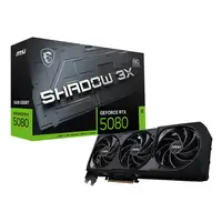 MSI GEFORCE RTX 5080 16G SHADOW 3X OC tarjeta gráfica NVIDIA 16 GB GDDR7 MSI GEFORCE RTX 5080 16G SHADOW 3X OC tarjeta gráfica NVIDIA 16 GB GDDR7