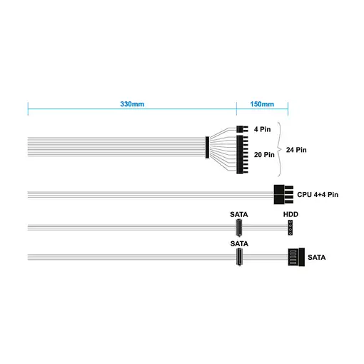 AISENS Fuente Alimentacion SFX 500W OEM, Plata