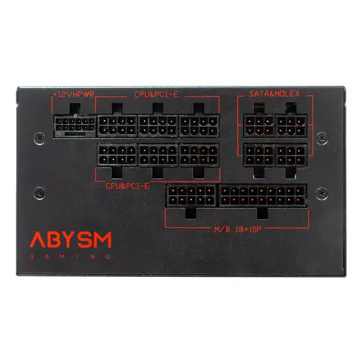 ABYSM Morpheo GX5 1000W unidad de fuente de alimentación 20+4 pin ATX ATX Negro
