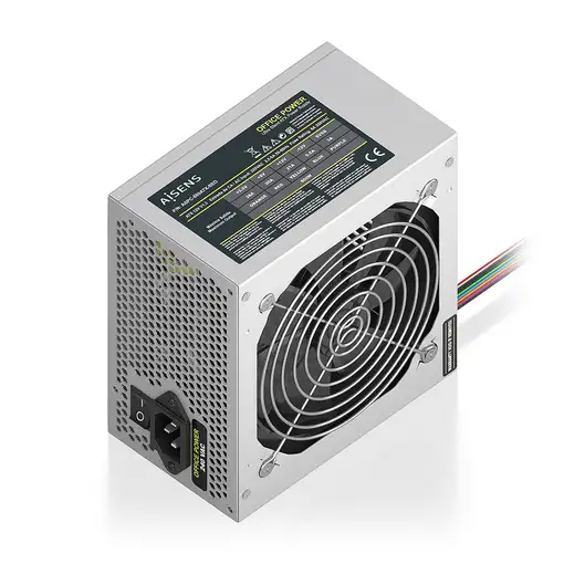 AISENS Fuente Alimentacion ATX 500W OEM, Plata AISENS Fuente Alimentacion ATX 500W OEM, Plata