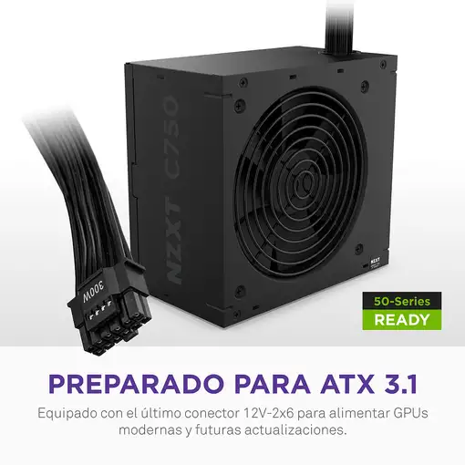 NZXT C750 Bronze unidad de fuente de alimentación 750 W 24-pin ATX ATX Negro