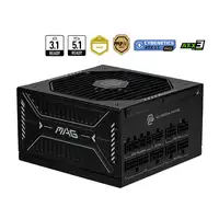 MSI MAG A850GLS PCIE5 unidad de fuente de alimentación 850 W 24-pin ATX ATX Negro