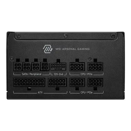 MSI MAG A850GLS PCIE5 unidad de fuente de alimentación 850 W 24-pin ATX ATX Negro