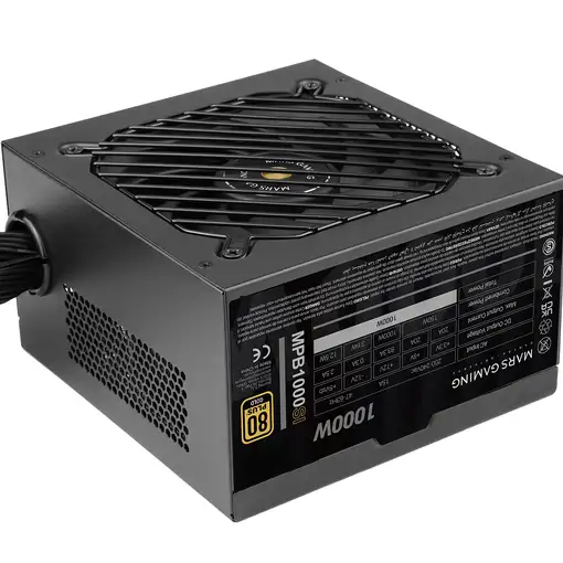 Mars Gaming MPB1000SI unidad de fuente de alimentación 1000 W 24-pin ATX ATX Negro