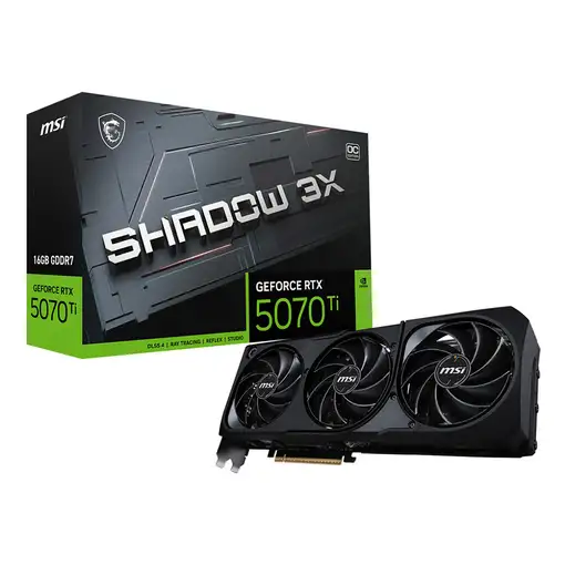 MSI GeForce RTX 5070 Ti 16G SHADOW 3X OC NVIDIA 16 GB GDDR7