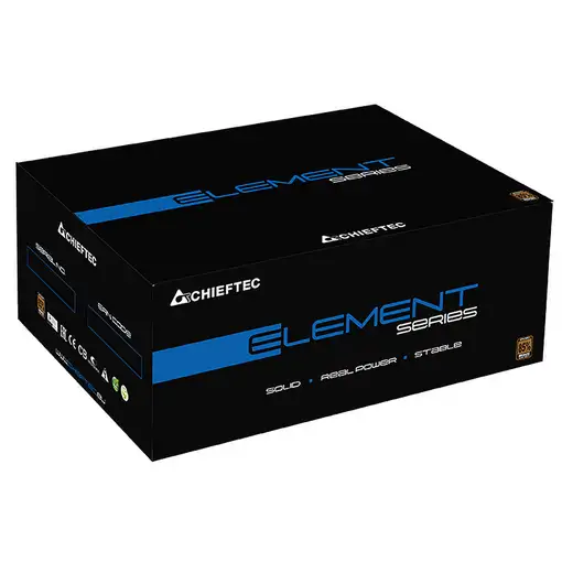 Chieftec ELP-600S unidad de fuente de alimentación 600 W 20+4 pin ATX PS/2 Negro