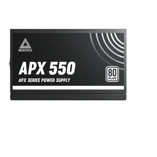 Montech APX550 unidad de fuente de alimentación 550 W 20+4 pin ATX ATX Negro
