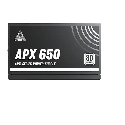 Montech APX650 unidad de fuente de alimentación 650 W 20+4 pin ATX ATX Negro