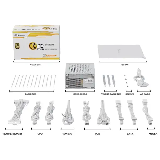 Seasonic CORE GX-850 unidad de fuente de alimentación 850 W